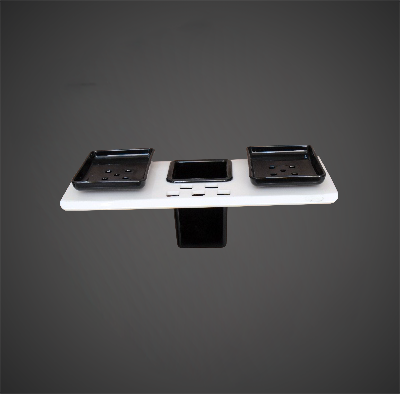 3-in-1-Soap-Dish-Black